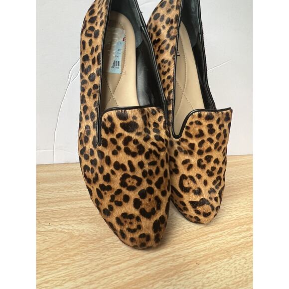 Alfani Oceanaa Step N Flex Leopard Cheetah Print Calf Hair Loafers Flats SZ 7.5M - Picture 15 of 15